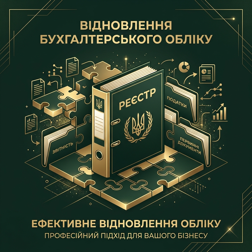 Відновлення бухгалтерського обліку підприємства: покрокова інструкція для керівника